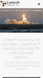 Mobile Screenshot of lantechsys.com